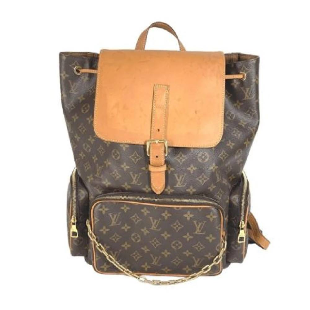 Louis Vuitton Vintage Pre-owned Vintage Monogram Rygsæk - Vintage - Dame - Brun - ONE SIZE - Uld