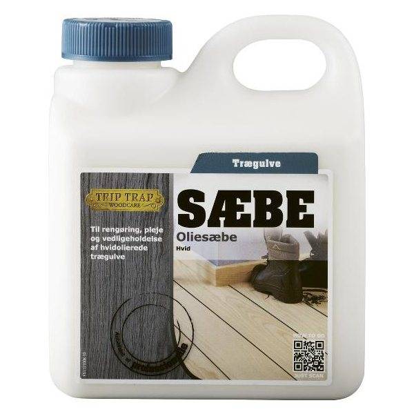 Trip Trap Natursæbe Ekstra Hvid Uden Parfume Og Voks 6 x 1 Ltr.