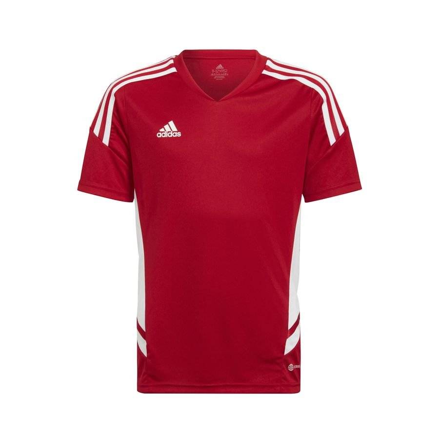 adidas Tränings T-Shirt Condivo 22 - Röd/Vit Barn - ['Röd'] (140 cm)