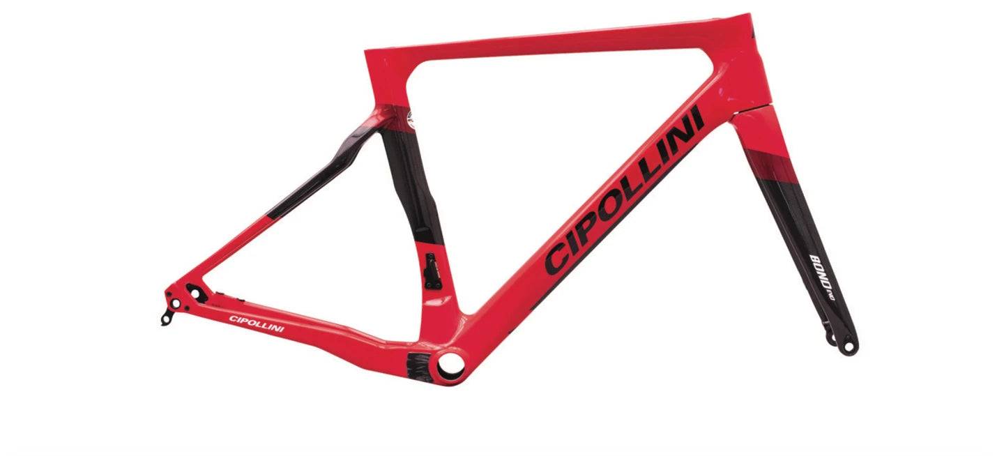 Cipollini Bond Evo CA Frameset 2025 - 064 / L / Carbon/Silver/Red Metal Shiny
