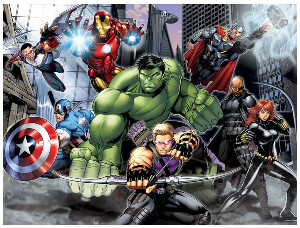Avengers 3D Pussel 500 Bitar Avengers