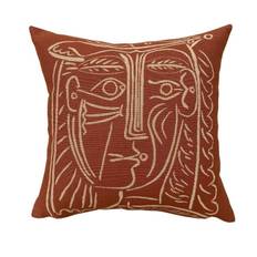 Poulin Design Picasso Pude 45x45 cm - Woman's Head With Hat (1962)