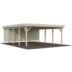Dobbeltcarport, Karl, 40,6 m², natur