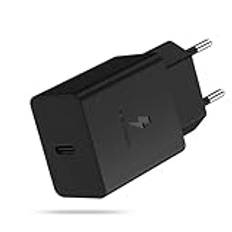 USB C-Laddare för Samsung, 15W USB Type-C Strömadapter Snabbladdare, PD-Laddningsadapter med Snabbladdningsfunktion för Samsung Galaxy S23 S22 S21 S20 FE S10 S9 S8 A54 A53 A52 A51 A50 A34 A14 A13