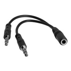 StarTech.com 3,5mm Audio Klinke Y Kabel - Headset Splitter