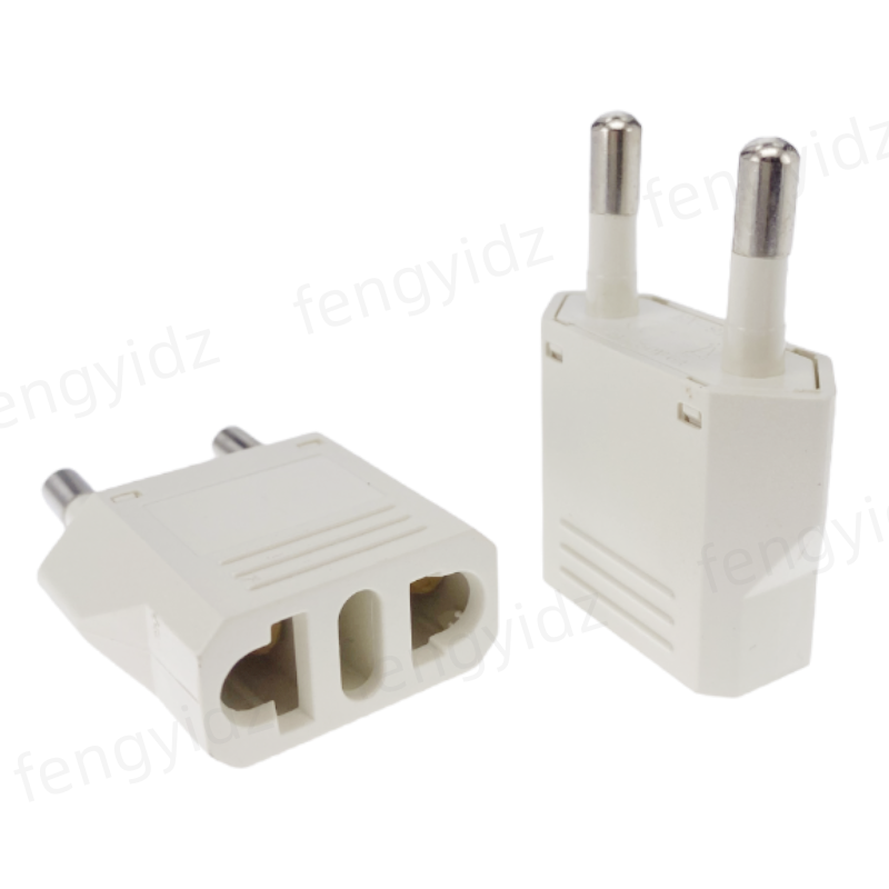 fengyidz US To EU Plug Adapter American To Euro Europe European Travel Power Adapter AC Converter Electrical Outlet Socket