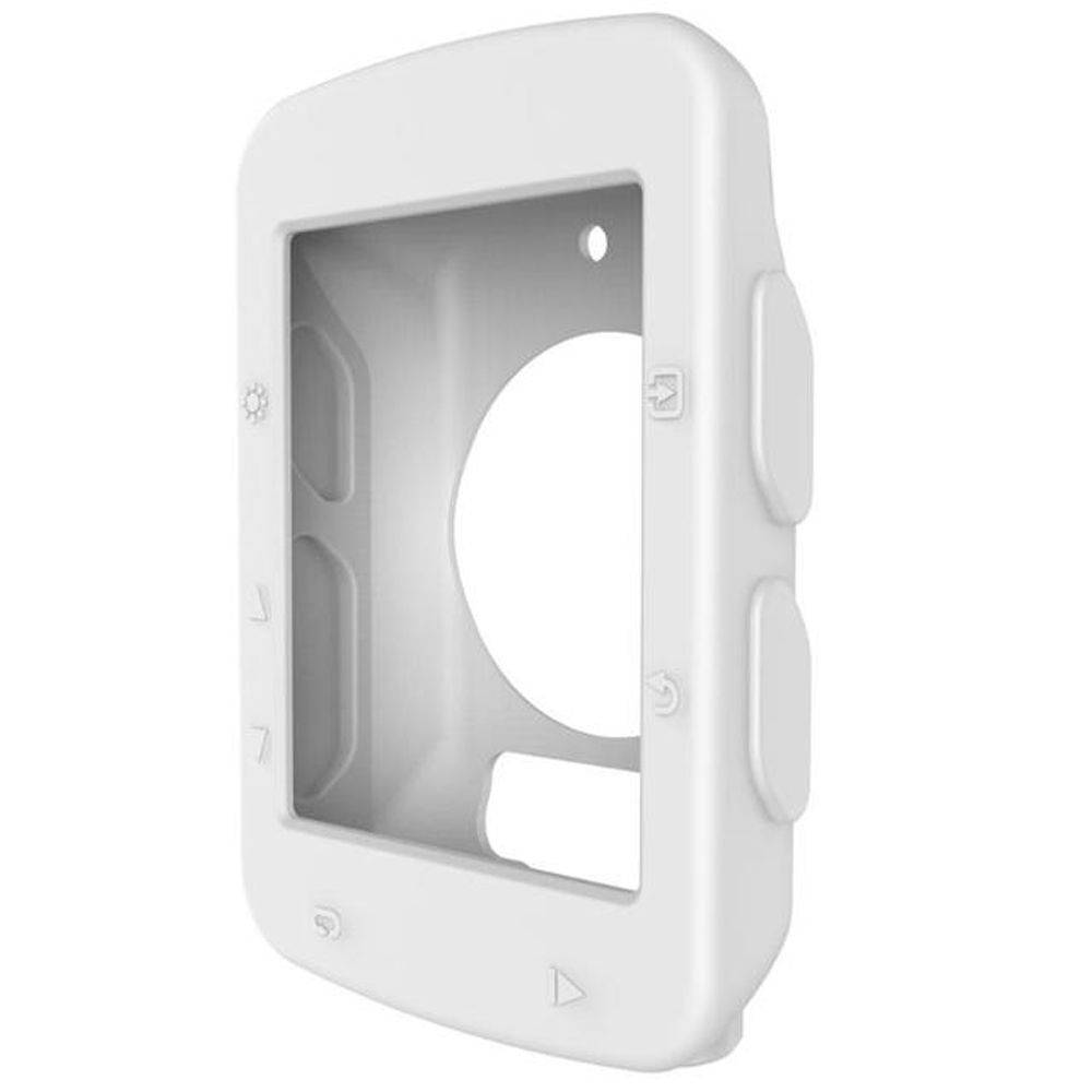 Mjukt skydd för cykeldator silikonfodral skydd för garmin edge 520 cykeldator cykeltillbehör - Vit
