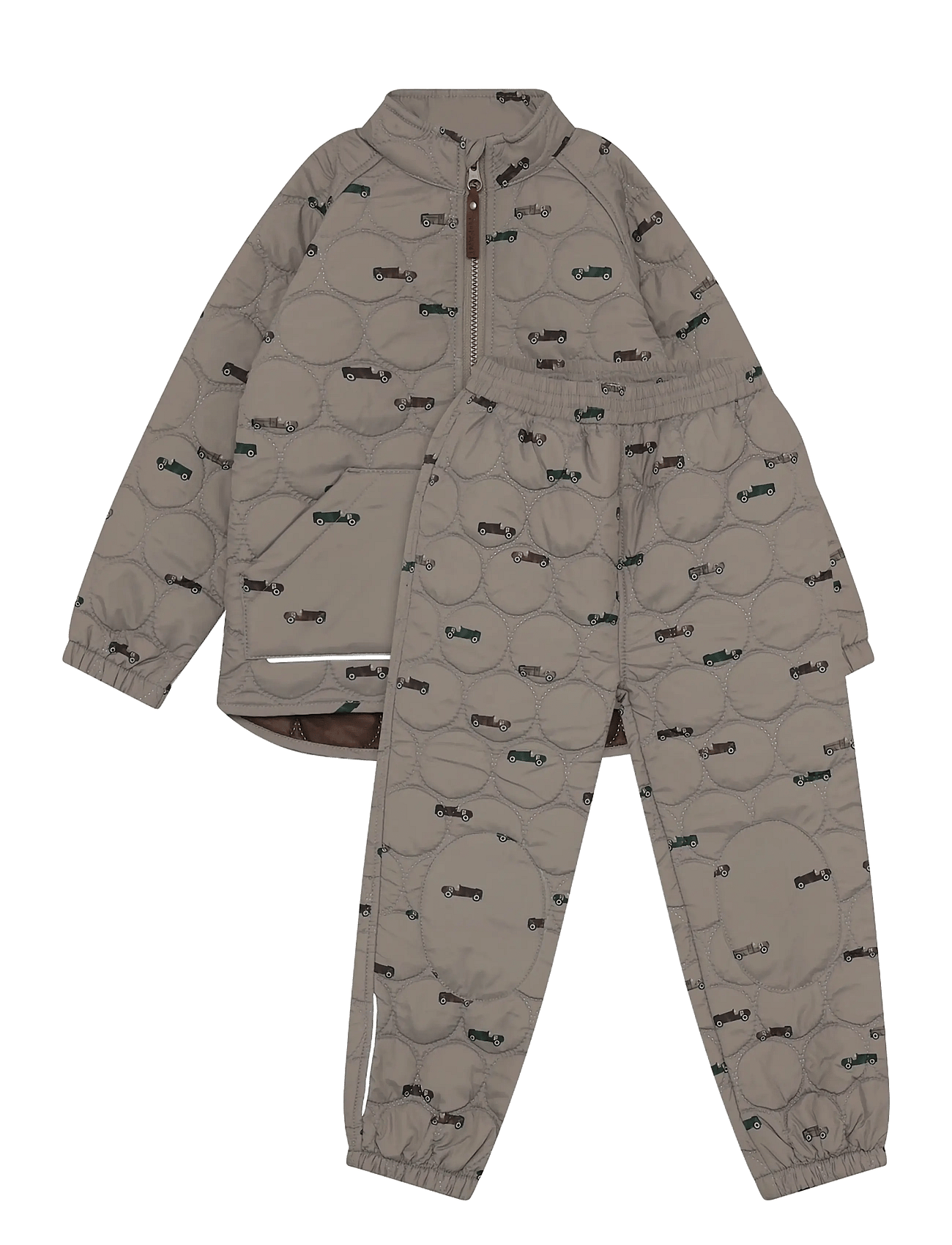 En Fant Thermal Set Soft, Aop - Brown - 80