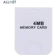 4mb 8mb 16mb 32mb 64mb 128mb 256mb 512mb minneskort för nintend wii konsol gamecube gc n gc spel lagringskort spara sparare - Vit 4mb