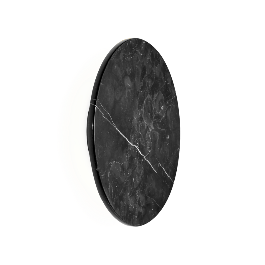 Miles LED væglampe Wever & Ducré - Sort marmor / Model 2.0 Round / 3000K/kold hvid