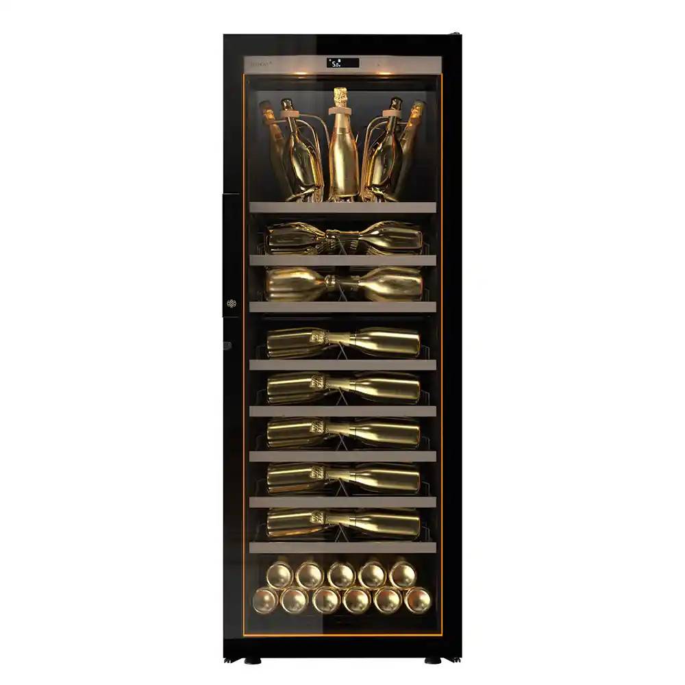 EuroCave Champagne Cabinet - 91 Flasker - Presentation Pack//Full glass door