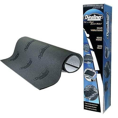 KIT SET FÖR DYNAMAT DYNALINER 1 isolerande panel som mäter 1,27 x 81 x 137 cm högpresterande värme- och ljudisolering 1/2" x 32" x 54" för bildörrar, 1 panel