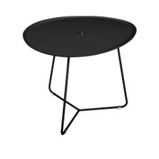 Fermob - Cocotte Low Table, Liquorice - Udendørs små borde og sideborde - Sort - Metal