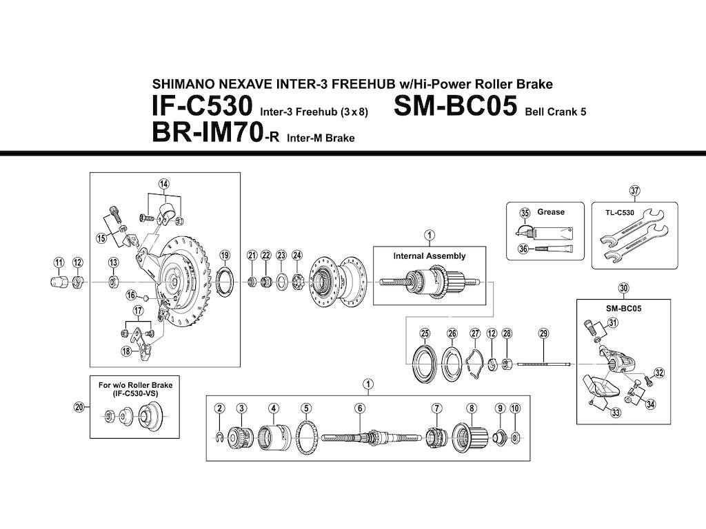 Shimano Nexave konus venstre til IF-C530.
