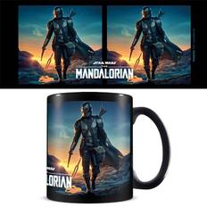 Star Wars The Mandalorian Nightfall Black Mug