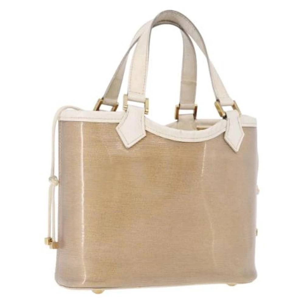 Louis Vuitton Vintage Pre-owned Epi Plage Hand Bag - Vintage - Dame - Beige - ONE SIZE - Læder