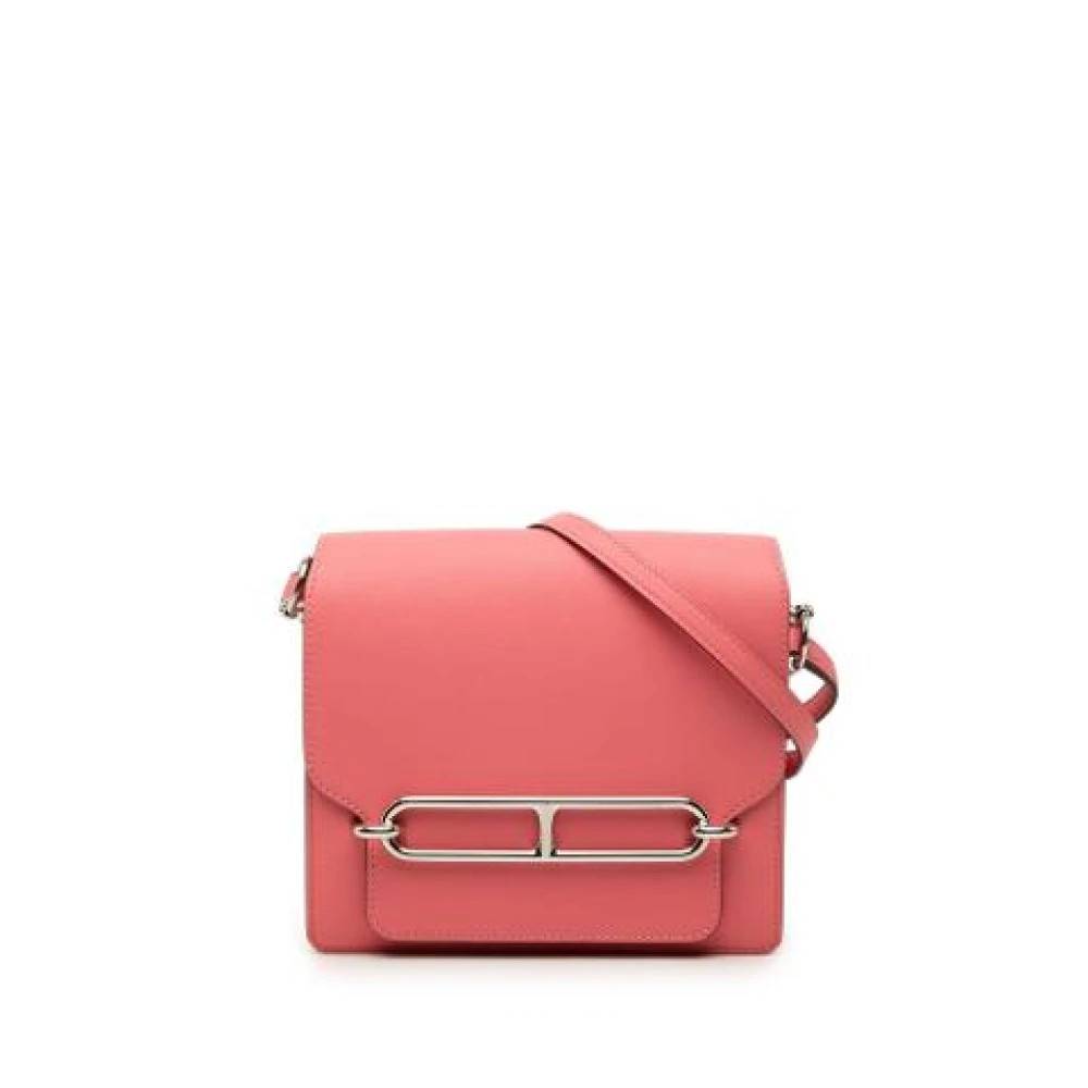 Hermès Vintage Pre-owned Sac Roulis 18 - Vintage - Dame - Lyserød - ONE SIZE - Læder
