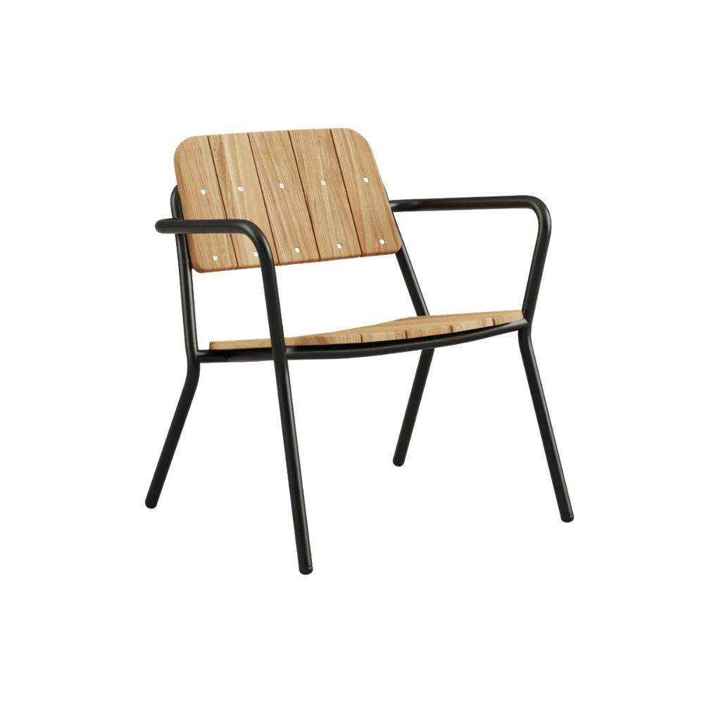 SACKit Kirra Patio Lounge Chair Noir