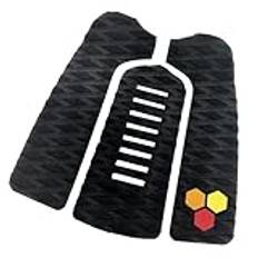 EVA Surfboard Deck Traction Pads,Surfboard Traction Pads, 3st självhäftande professionell svansdyna, Surfing Traction Anti-Slip Pad, däcksgrepp för surfbräda, halkfritt trimbart däcksark för skimboard