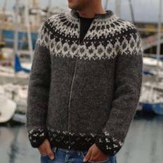 25-18 Fugl sweater alafosslopi - Strikkeopskrifter - Istex