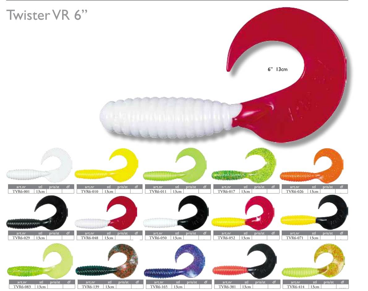 Twister VR (singelsvans) 6" 13cm