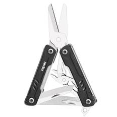 Nextool Multitool, Mini Sailor Scissors 10 In 1 Multitools | Mini Multitool med Fickkniv, Liten Tång, Burköppnare, Sax, Skruvmejsel, Sim-Kortstift, Campingtillbehör | Presenter Till Män
