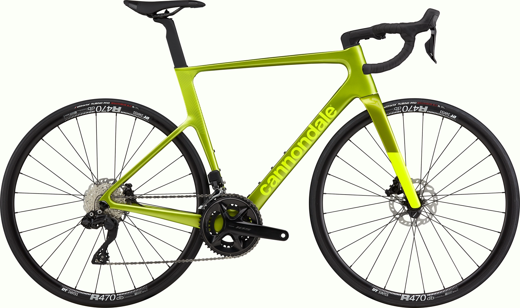 Cannondale SuperSix EVO 3 2024 - Shimano 105 Di2 2x12sp - DT Swiss R470 - 046 / 54 / viper green (54)