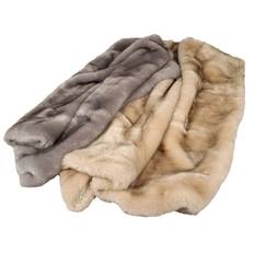 Pälspläd Beige Värnamo Sängkläder