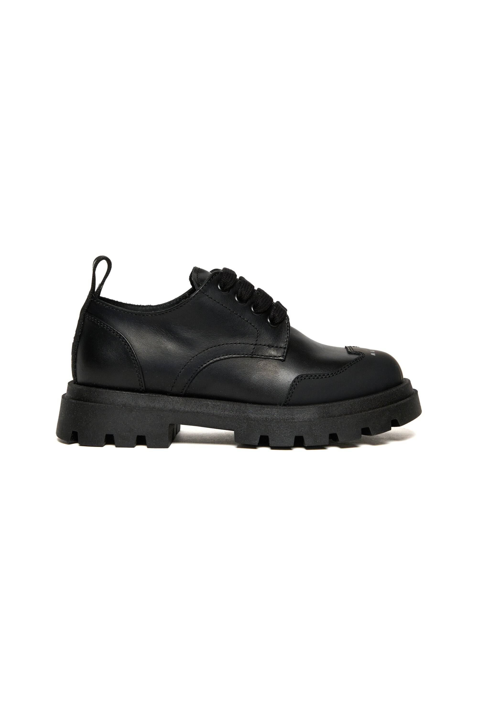 Marni for Kids - Scarpe stringate con logo sulla punta - Nero