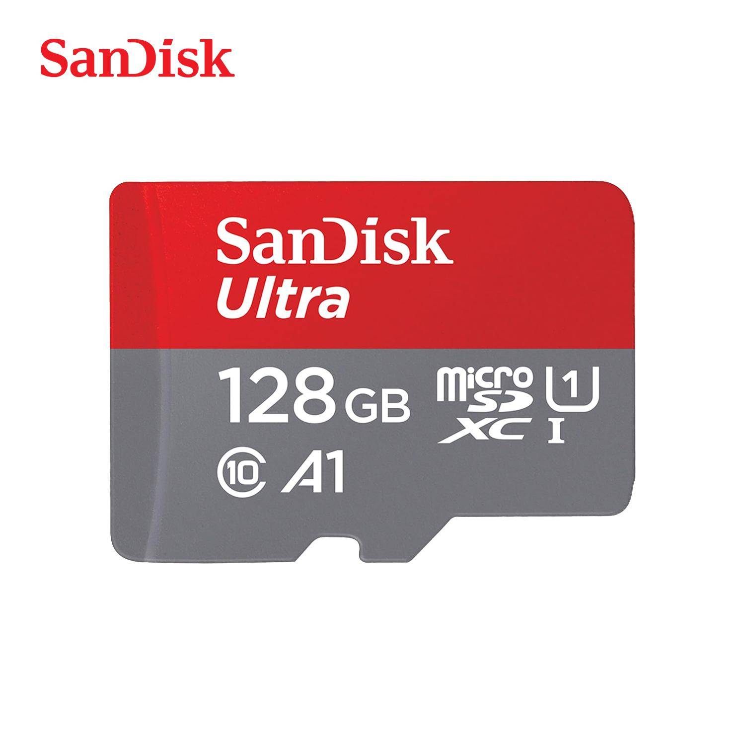 SanDisk Ultra microsd 128GB 32GB 64GB 256GB 512GB A1 Micro SD-kort SD TF Flash-kort Minneskort Klass 10 för Telefon