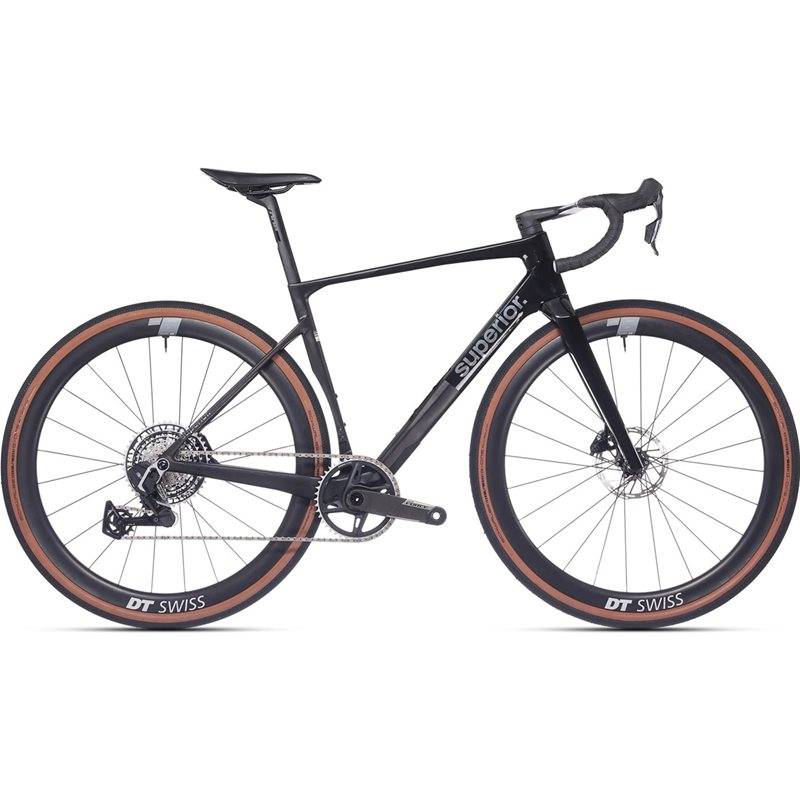Gravel bike Superior XR 9.8 GR Matte Carbon/Gloss Black (XL)