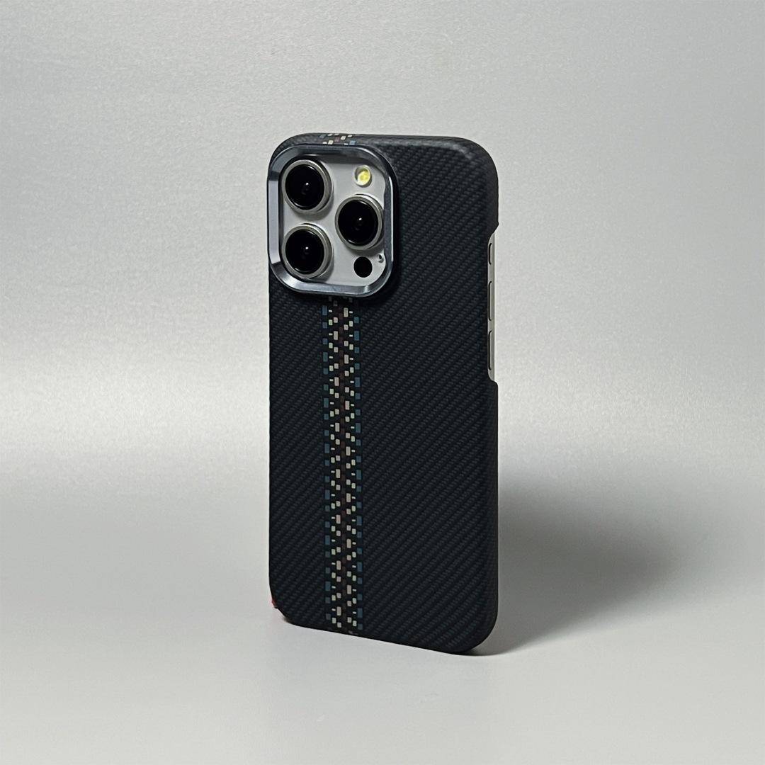 Solnedgång och Månuppgång Gäller Apple 16 Promax Mobilskal IPhone 15pro Kevlar I16 Pro Skal iPhone16