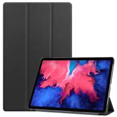 Lenovo Tab P11 / Tab P11 Plus - Tri-Fold läderfodral / fodral - Svart