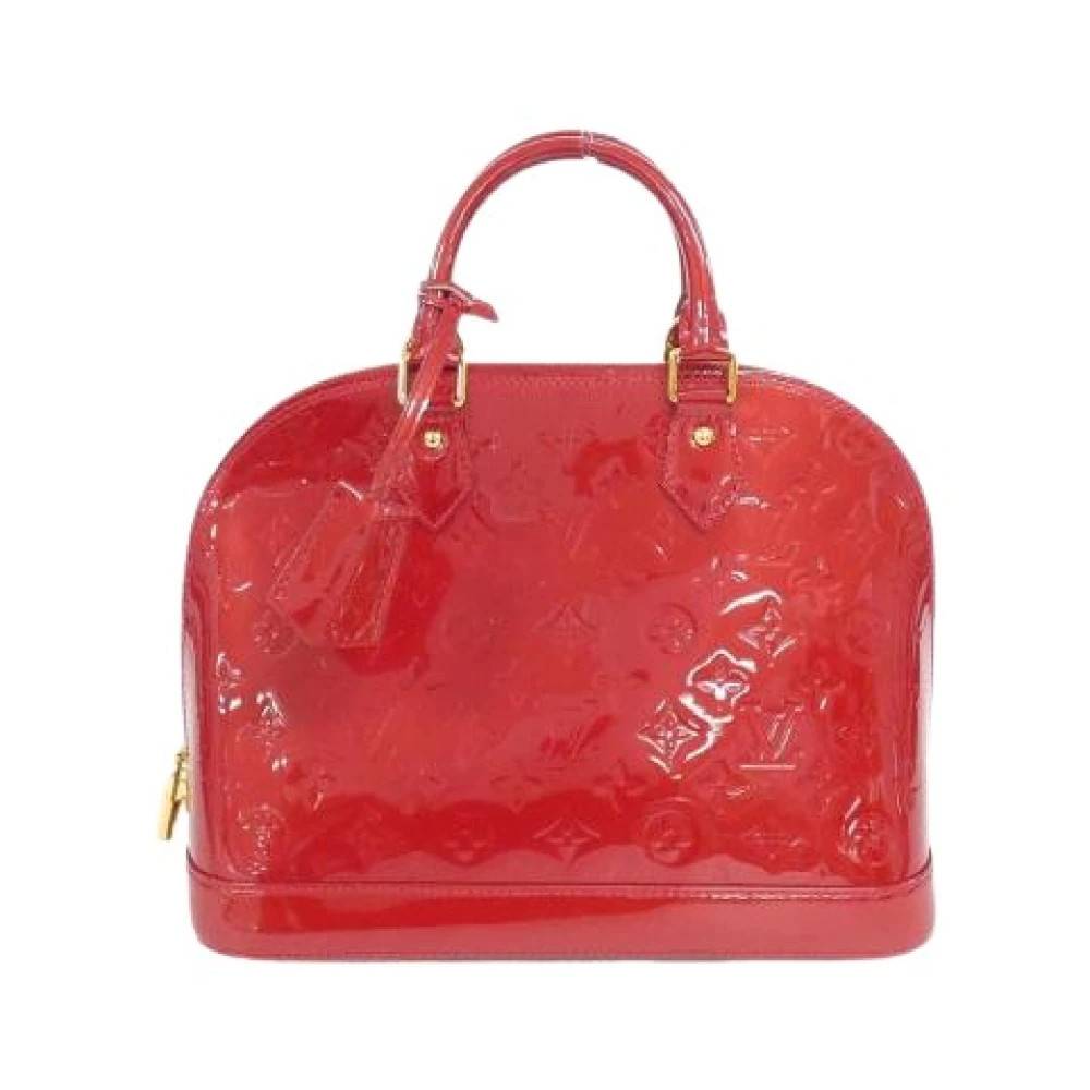 Louis Vuitton Vintage Pre-owned Alma Vernis Bag - Vintage - Dame - Rød - ONE SIZE -