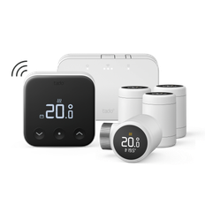 Wireless Smart Thermostat X - Starter Kit + Smart Radiator Thermostat Quattro Pack X