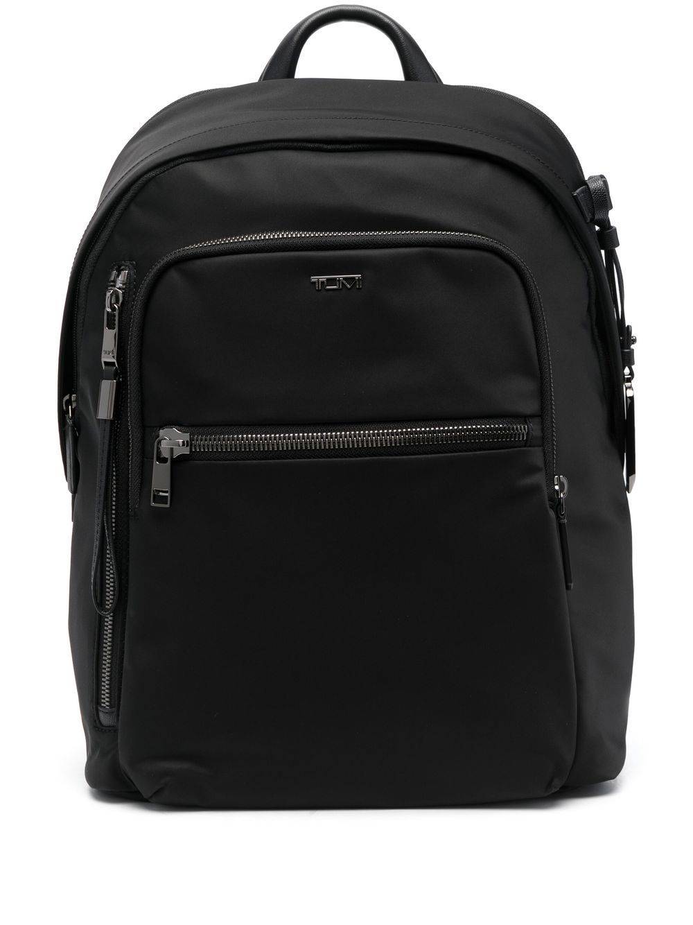 Tumi - ryggsäck med logotyp - unisex - nylon/polyester/läder - OS - Svart