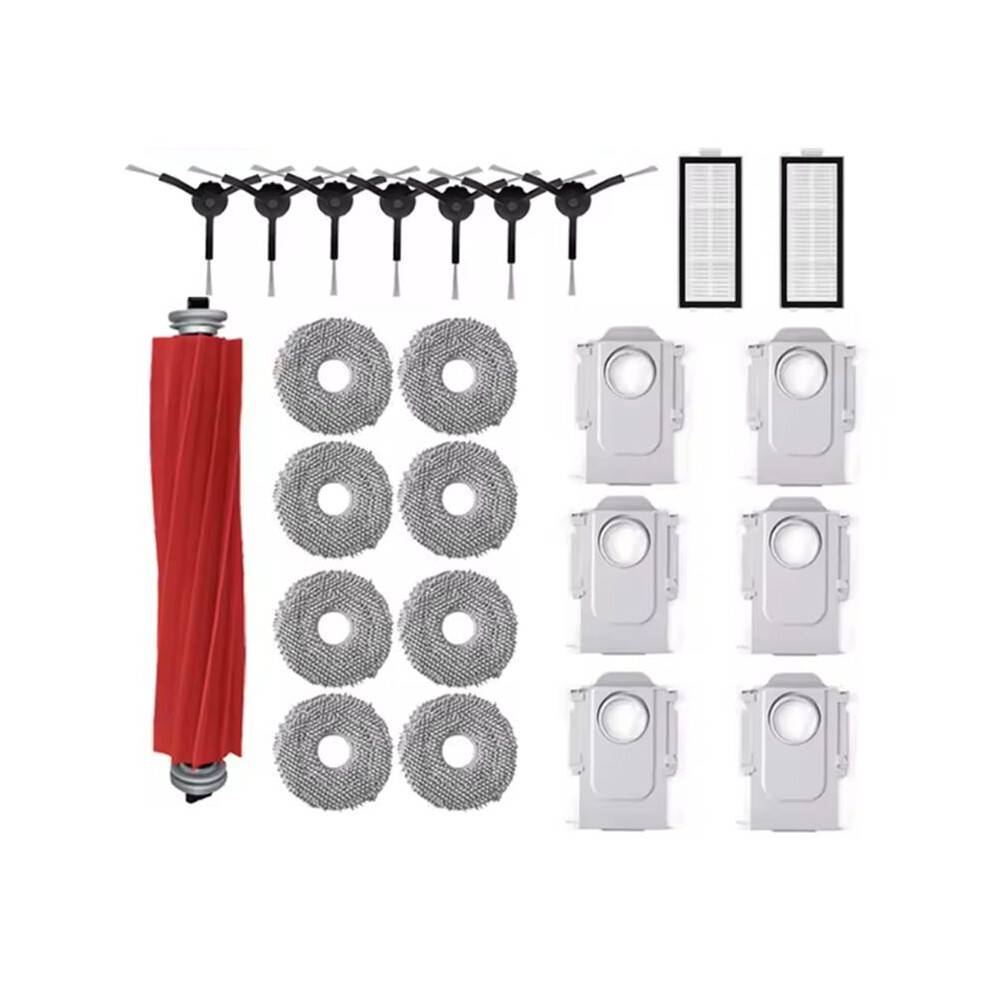 1 Set for Q Revo MaxV/Q Revo S/Q Revo Pro Replacement Parts Main Side Brush Dust Bag Hepa Filter Mop Cloths