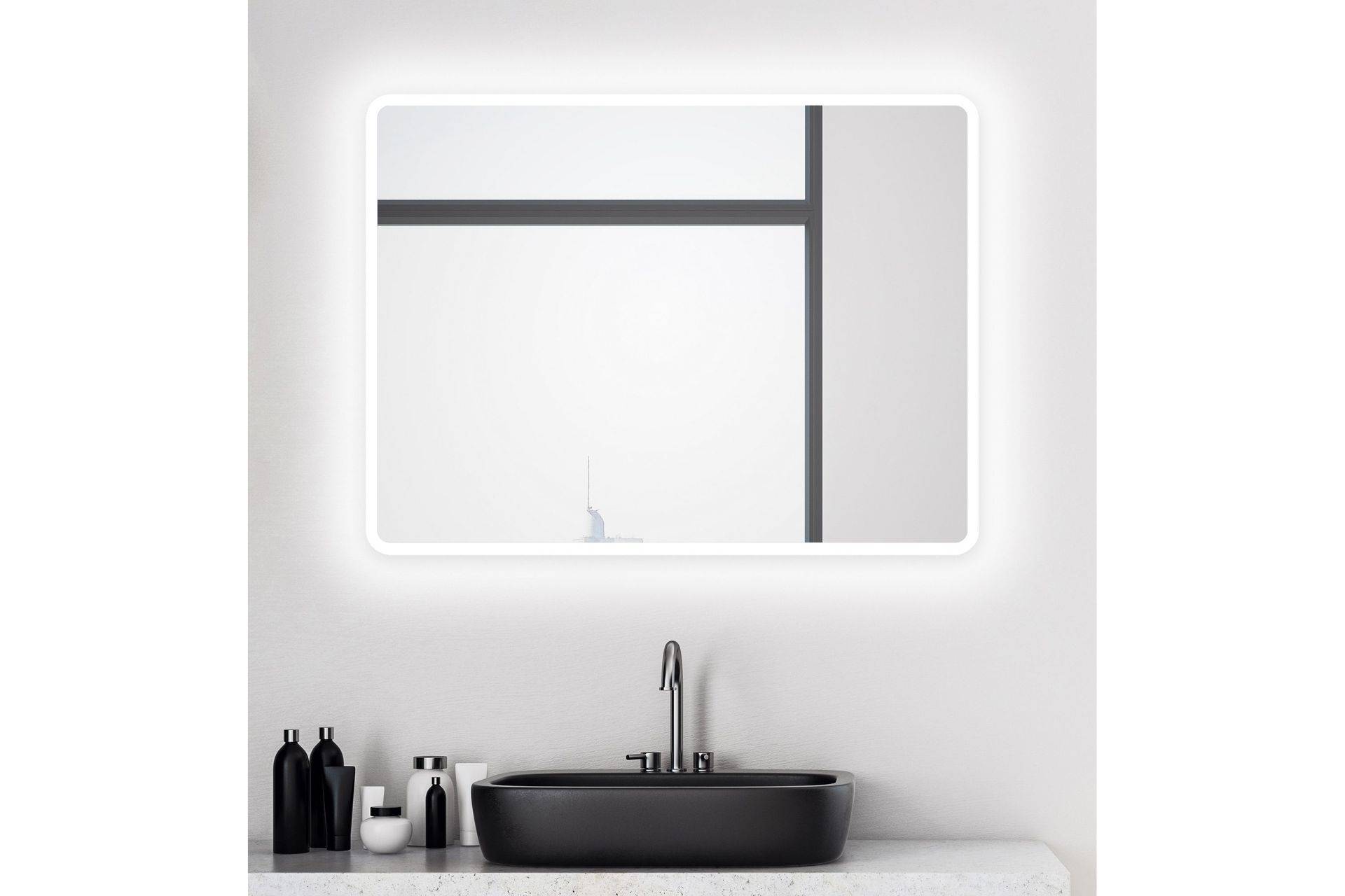 Dalkarl Spegel 80x60 cm - Silver Badrumsspegel