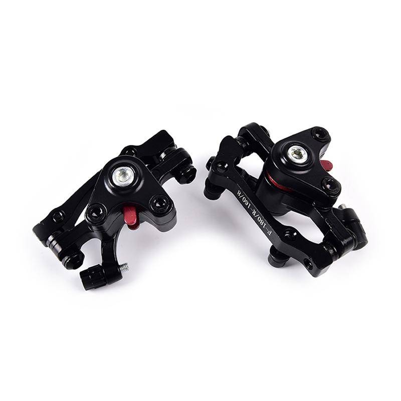Cykel Cykling Cykel Fram Bak Bromsok Mekanisk Skivbroms Mtb Mountain Delar svart