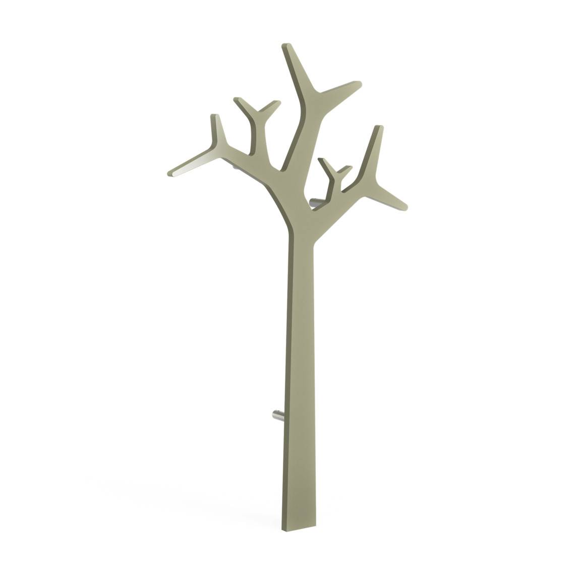 Klädhängare Tree - Vägghängd, Höjd 134 cm, Färg Moss Green