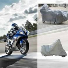 Hela säsongen vattentät andas helskyddande anti uv motorcykel överdrag motorcykel huva skotrar skydd dammtät - 100 cm x 200cm