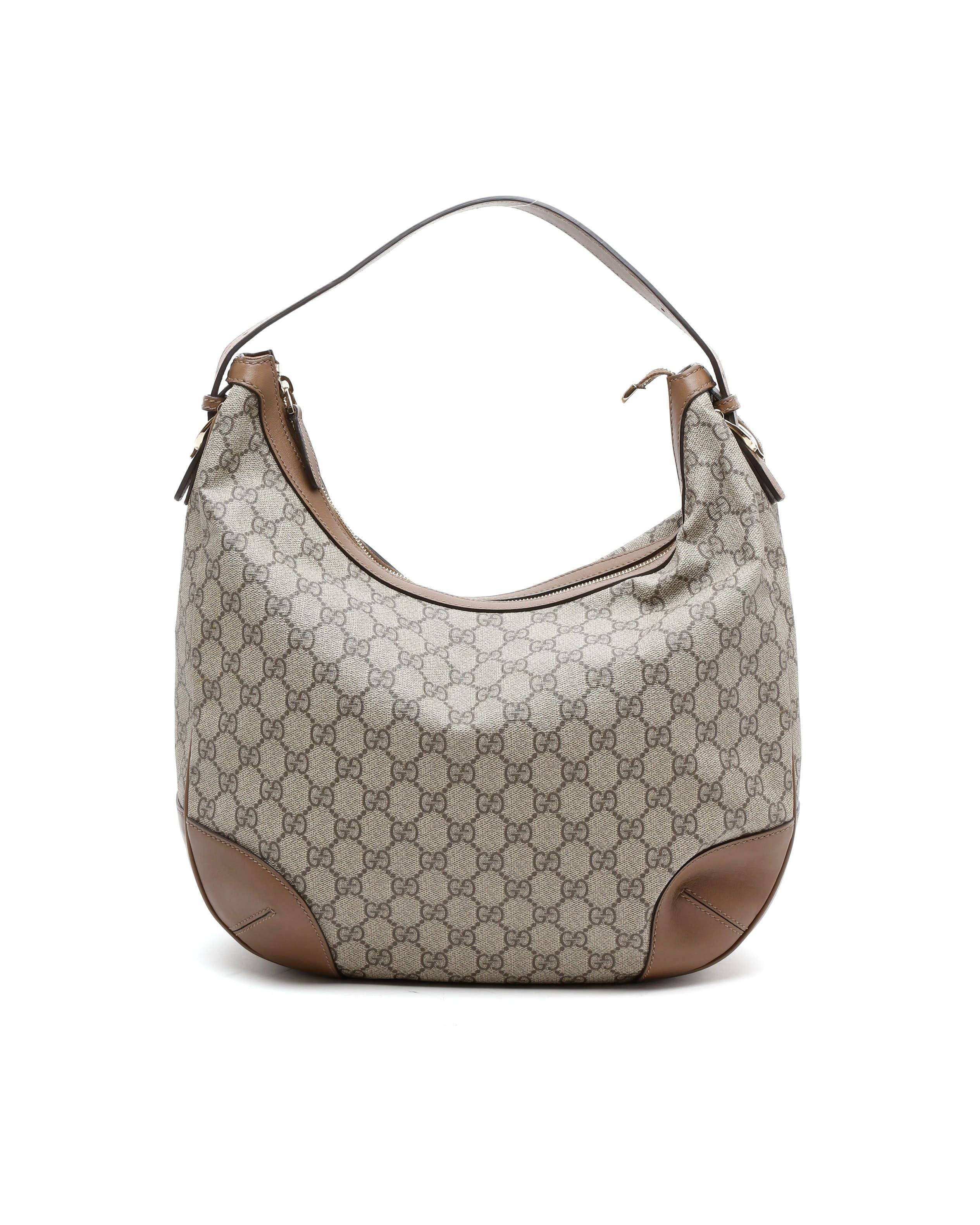 Gucci GG Supreme Nice Hobo Bag - Beige - One Size