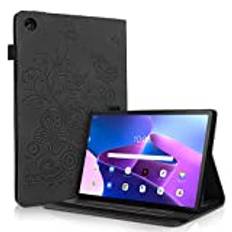 Aswant fodral för Lenovo Tab M10 3rd Gen 10,1 tum 2022 TB-328FU TB-328XU, Lenovo Tab M10 3rd Gen fodral, skyddsfodral för Lenovo Tab M10 3rd Gen 10,1 tum 2022 TB328 (svart)