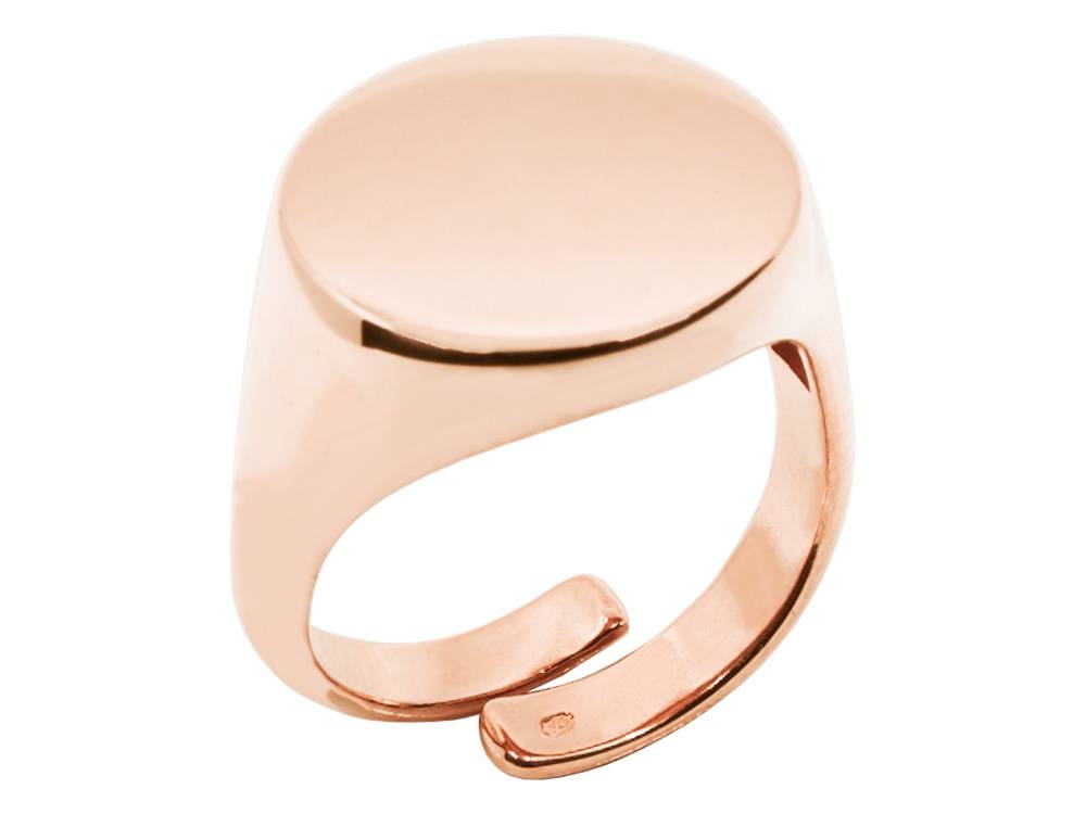 Vittorio Klackring Herr Justerbar Roséguldpläterad 925 Sterling Silver