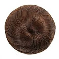 ZUOZUIYQ Människohår Smutsiga bullar Bullar Syntetiska Chignon-hårstycken för kvinnor Gril Lady Syntetfiber Hårförlängning Chignon Munkbulle Peruk Hårstycke Updo Clip i Balettbulle Hårstycke (Färg: