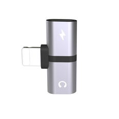 Dual Lightning Splitter Adapter - 2in1 - Silver