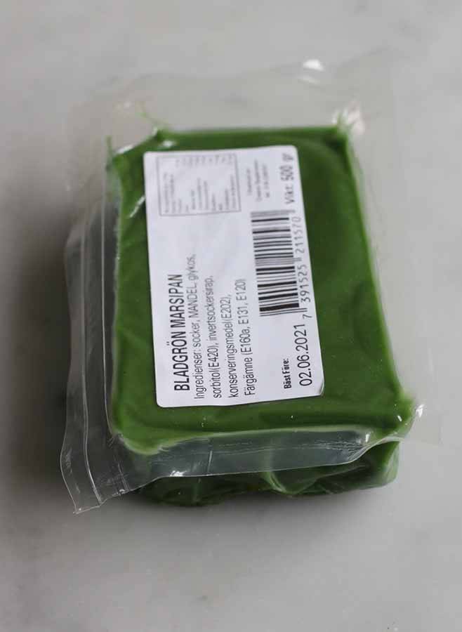 Marsipan - Bladgrön - 500 g