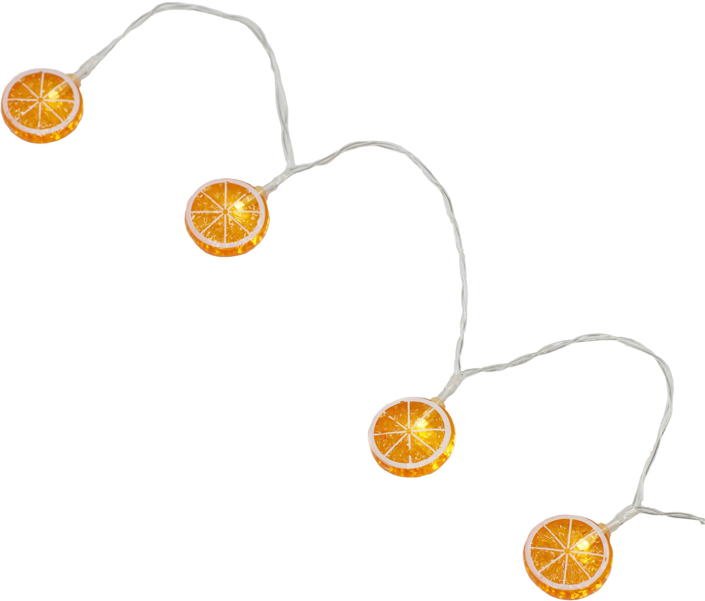 Sirius Lulu Appelsin, 10led - 1.35m+30cm Ljusslingor Från Magasin - 0008 (1.35m+30cm)
