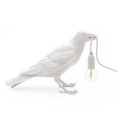 Seletti Bird Lamp waiting bordslampa vit