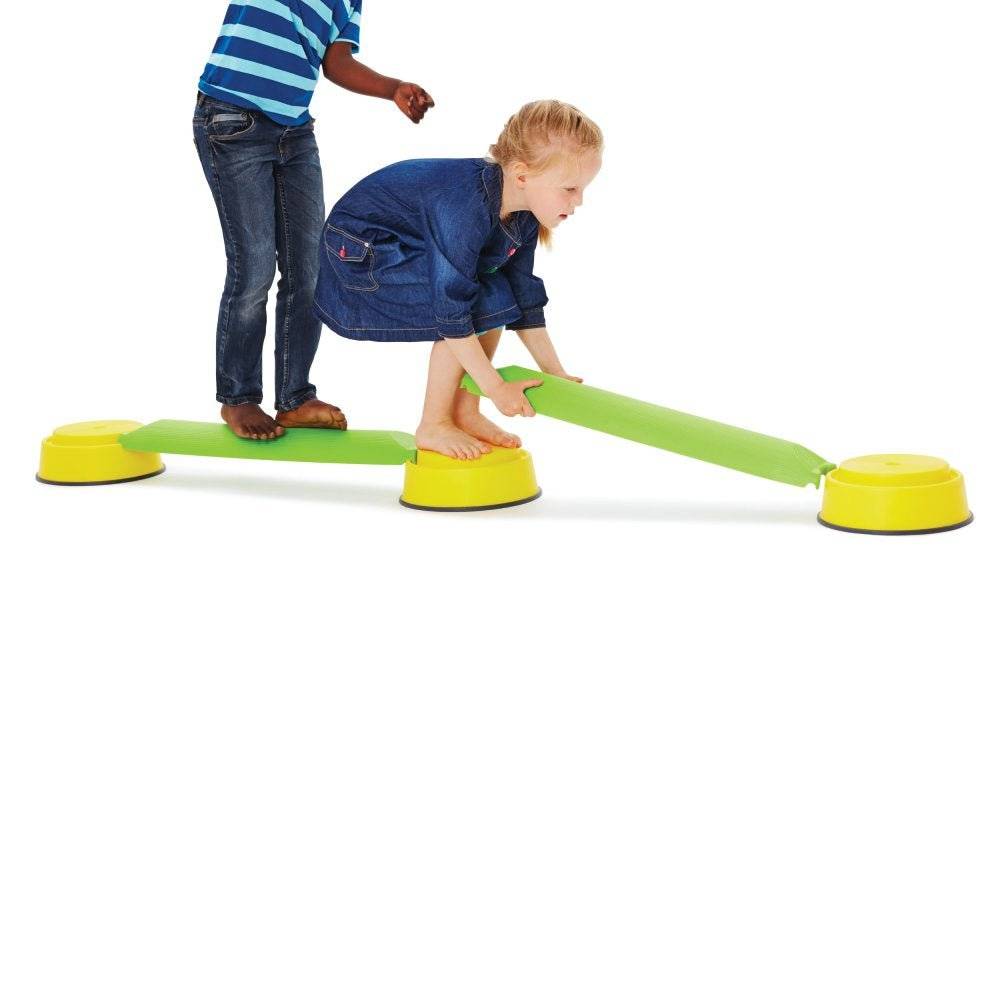 Gonge Build-N-Balance Balancetopsæt med 2 Log Planker - H:10 cm.